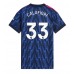 Arsenal Riccardo Calafiori #33 Borta matchtröja Dam 2025-26 Kortärmad Billigt
